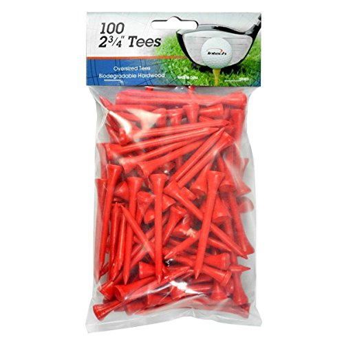 Intech Golf Tee, Unisex-Erwachsene, rot Intech Golf Tee, Unisex-Erwachsene, rot von Intech