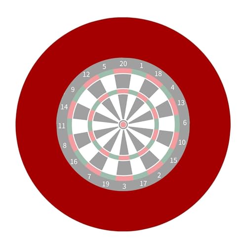 Intecusacy Dartscheiben Einfassung - Dartscheiben Einfassungsring | Dartboard Wandschutzplatte | Leichtes Eva Puzzle Ring Design | Dart Trainings Dart Sammeltafel Für Schlafzimmer, Schlafsaal, Balkon von Intecusacy