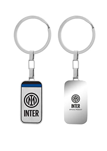 F.C. Internazionale Schlüsselanhänger aus Stahl, Unisex, Taglia unica, Edelstahl, Kein Edelstein. F.C. Internazionale Schlüsselanhänger aus Stahl, Unisex, Taglia unica, Edelstahl, Kein Edelstein. von Inter