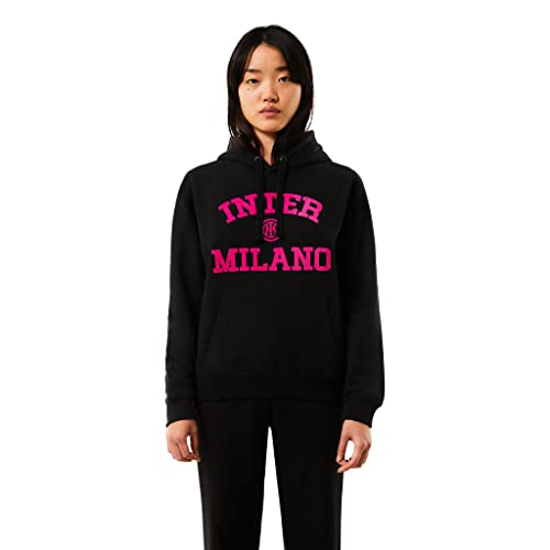 FC Internazionale Milano S.p.A. Sweatshirt mit Kapuze für Damen, Nero, M von Inter