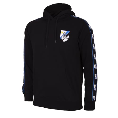 FC Internazionale Milano S.p.A. Unisex – Erwachsene Taper Hooded Sweater Sweatshirt Trainingsanzug, Schwarz, L von Inter