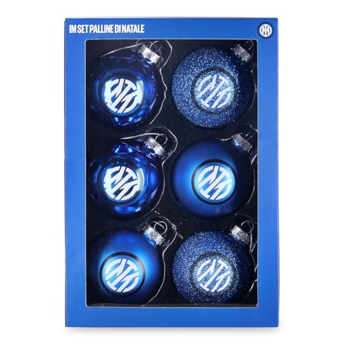 Inter - 6er Set Premium Weihnachtskugeln - Weihnachtsdeko Fans Inter Inter - 6er Set Premium Weihnachtskugeln - Weihnachtsdeko Fans Inter von Inter