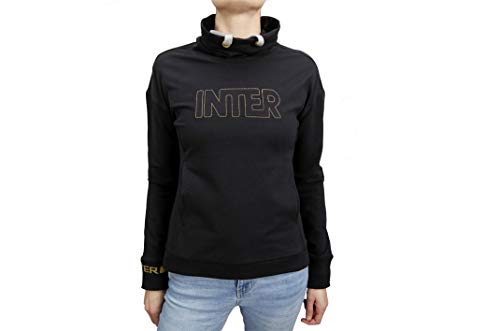Inter Offer Sweatshirt mit hohem Kragen, Damen, Damen, Jacke, INTFE865, Schwarz, M von Inter