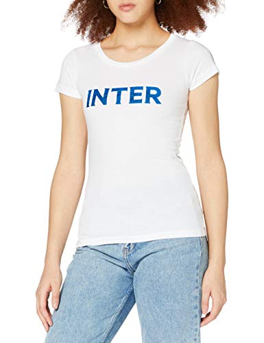 Inter Damen-T-Shirt mit Rundhalsausschnitt aus Jersey, Kurzarm, T-Shirt für Damen Inter Damen-T-Shirt mit Rundhalsausschnitt aus Jersey, Kurzarm, T-Shirt für Damen von Inter