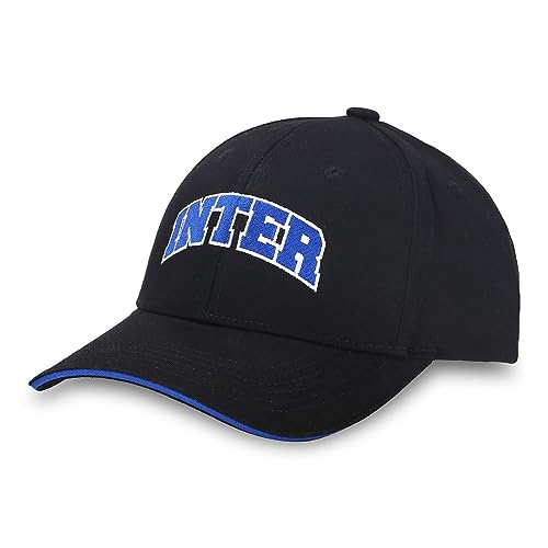 Inter FC Internazionale Milano S.p.A Cappellino da Baseball, Collezione Back to Stadium, Unisex-Erwachsene Fußballkappe, Nero,blu, 23I004U0102 Inter FC Internazionale Milano S.p.A Cappellino da Baseball, Collezione Back to Stadium, Unisex-Erwachsene Fußballkappe, Nero,blu, 23I004U0102 von Inter