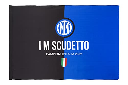 Inter Flagge I M Scudetto 20-21, Championi d'Italia, 100 x 140 cm, Unisex Erwachsene, Schwarz/Blau, 100 x 140 cm Inter Flagge I M Scudetto 20-21, Championi d'Italia, 100 x 140 cm, Unisex Erwachsene, Schwarz/Blau, 100 x 140 cm von Inter
