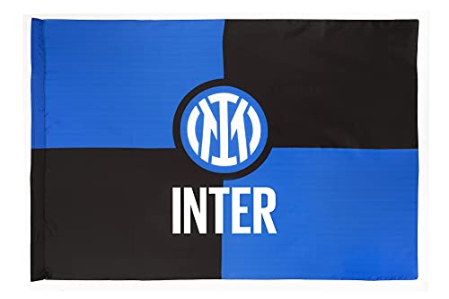 Inter Flagge Neues Logo 70 x 50 cm, Unisex Erwachsene, schwarz/blau, 70 x 50 cm Inter Flagge Neues Logo 70 x 50 cm, Unisex Erwachsene, schwarz/blau, 70 x 50 cm von Inter