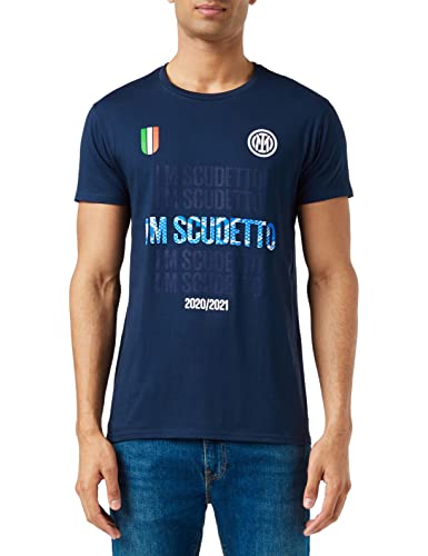 Inter I M Scudetto Campioni d'Italia 2020-2021, T-Shirt, Unisex - Erwachsene., Blau Inter I M Scudetto Campioni d'Italia 2020-2021, T-Shirt, Unisex - Erwachsene., Blau von Inter