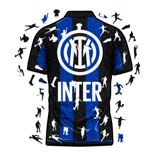 Iconic Puzzles, Inter Jersey, offizielles Produkt, Holzpuzzle für Erwachsene und Kinder, 100% nachhaltiges Holz, Größe S, 150 Stück Iconic Puzzles, Inter Jersey, offizielles Produkt, Holzpuzzle für Erwachsene und Kinder, 100% nachhaltiges Holz, Größe S, 150 Stück von Inter