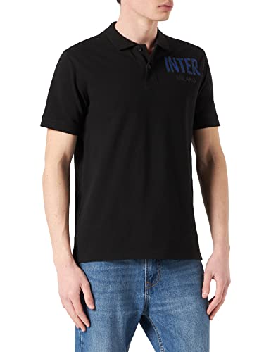 Inter Schwarz Logo Weiß Rückseite Poloshirt 100% Baumwolle Herren Inter Schwarz Logo Weiß Rückseite Poloshirt 100% Baumwolle Herren von Inter