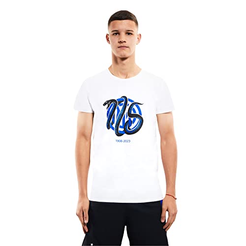 Inter - T-Shirt Kollektion Jahrestag 115, Unisex Erwachsene, 100% Baumwolle, offizielles Produkt von Inter