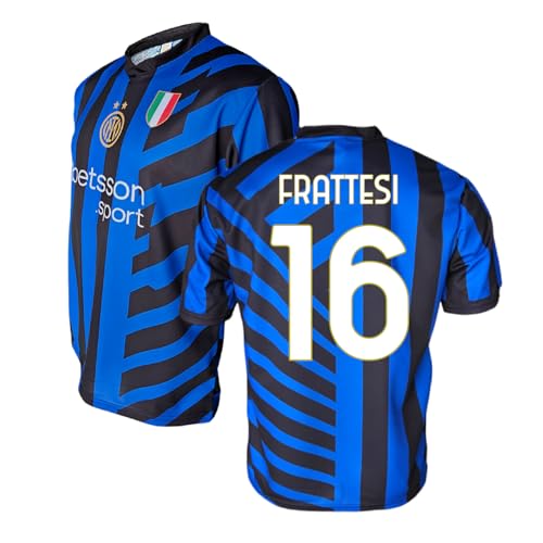 Inter - Heimtrikot 2024/2025, personalisierbar mit Namen und Nummer, offizielle Nachbildung, blau, schwarz, 100% Polyester, für Erwachsene und Kinder. Ideal für alle schwarz-blauen Fans Inter - Heimtrikot 2024/2025, personalisierbar mit Namen und Nummer, offizielle Nachbildung, blau, schwarz, 100% Polyester, für Erwachsene und Kinder. Ideal für alle schwarz-blauen Fans von Inter