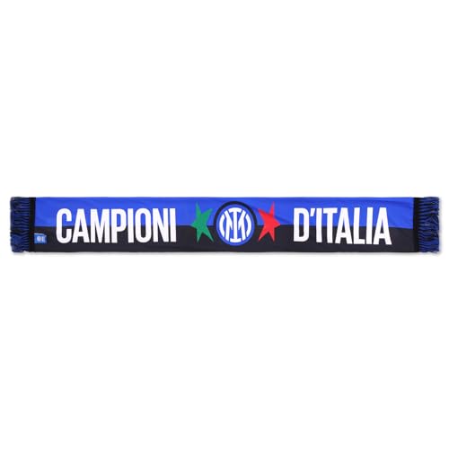 Inter Unisex – Erwachsene Sciarpa Celebrativa 20° Scudetto Celebrative Schal, Schwarz/Blau, Einheitsgröße Inter Unisex – Erwachsene Sciarpa Celebrativa 20° Scudetto Celebrative Schal, Schwarz/Blau, Einheitsgröße von Inter
