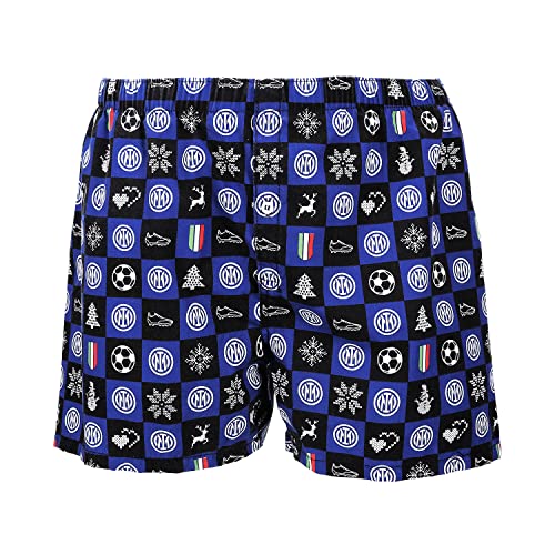 Inter Unisex Xmas Boxer 2021 Boxershorts, blau, M Inter Unisex Xmas Boxer 2021 Boxershorts, blau, M von Inter