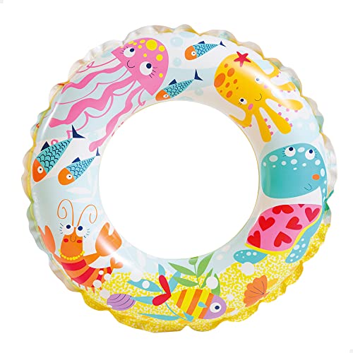 Intex 56205NP - Aufblasbarer Schwimmring Meeresboden, Vinyl, Mehrfarbig, Ø 51 cm Intex 56205NP - Aufblasbarer Schwimmring Meeresboden, Vinyl, Mehrfarbig, Ø 51 cm von Intex