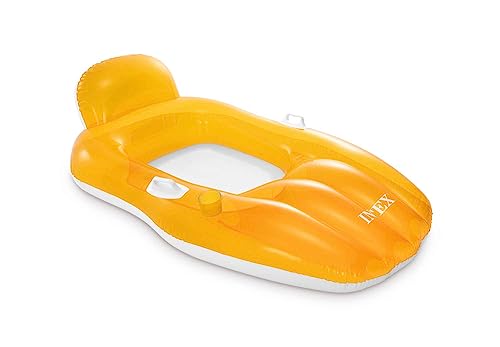 Intex 56805EU - Chill 'N Float Lounges - Luftmatratze Lounge - Orange Intex 56805EU - Chill 'N Float Lounges - Luftmatratze Lounge - Orange von Intex