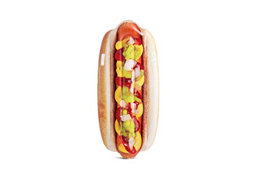 Intex 58771EU - Aufblasbare Luftmatratze Hotdog, Vinyl, Mehrfarbig, 176x76x20 cm Intex 58771EU - Aufblasbare Luftmatratze Hotdog, Vinyl, Mehrfarbig, 176x76x20 cm von Intex