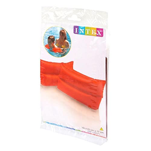 Intex 59642EU - Breite aufblasbare Schwimmflügel Orange, Vinyl, Orange, 25x17 cm Intex 59642EU - Breite aufblasbare Schwimmflügel Orange, Vinyl, Orange, 25x17 cm von Intex