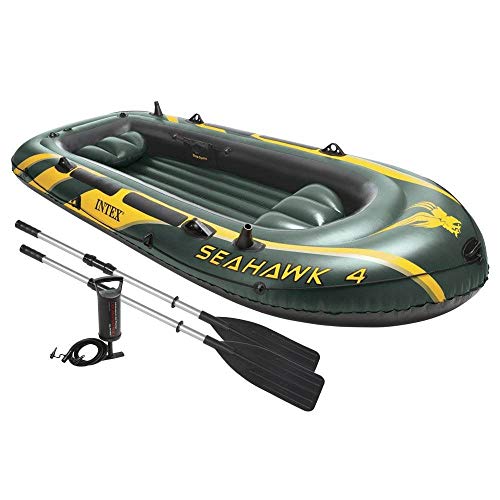 Intex Seahawk 4 Set Schlauchboot - 351 x 145 x 48 cm - 4-teilig - Grün von Intex