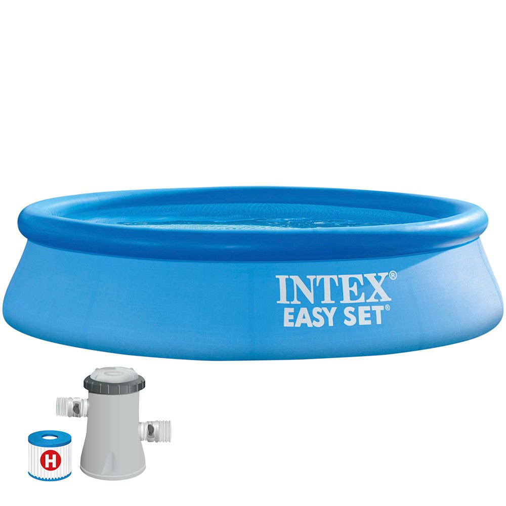 Intex Easy Set With Filter Cartridge Pump Pool 305x61 Cm Blau 305 x 61 cm von Intex