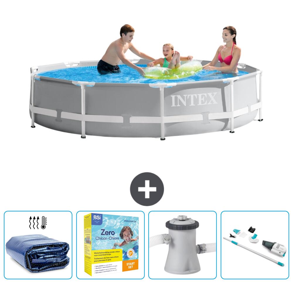 Intex Rundrahmen-Schwimmbecken 305 x 76 cm mit Zubehör - 2670012 von Intex