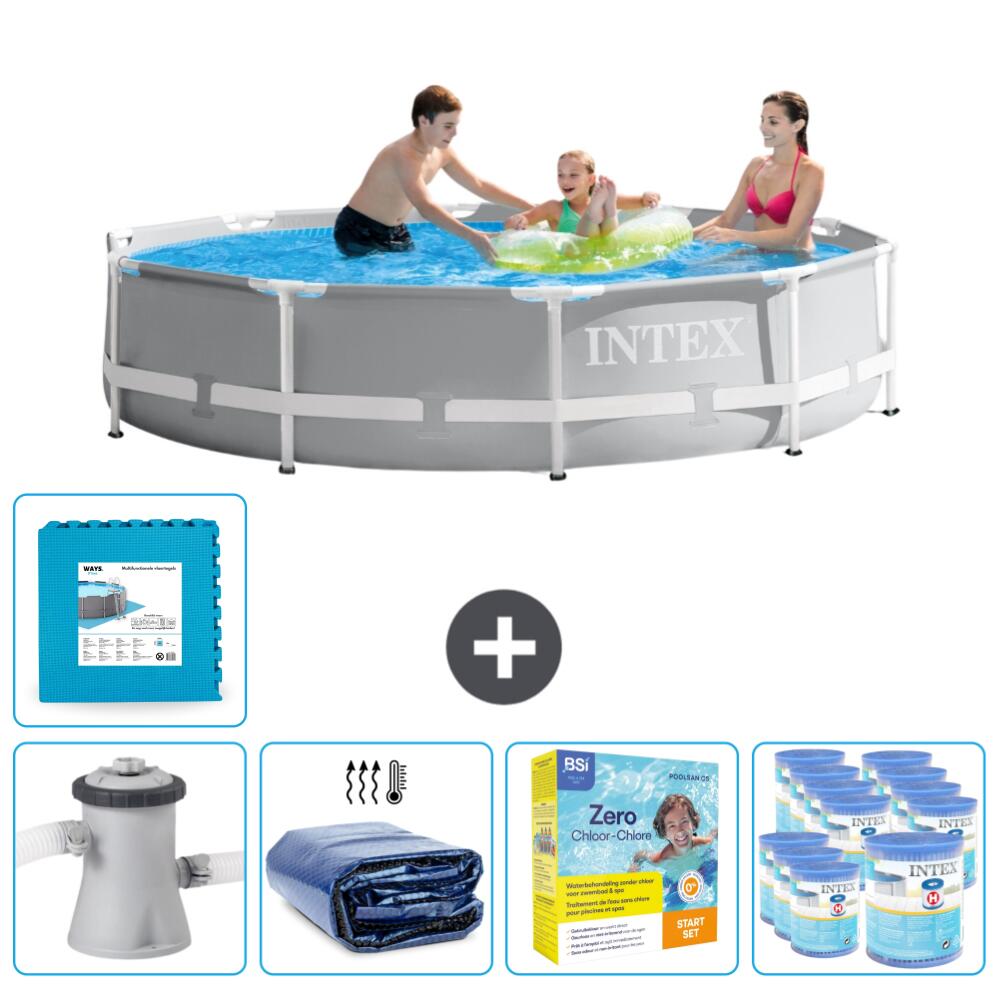 Intex Rundrahmen-Schwimmbecken 305 x 76 cm mit Zubehör - 2670223 von Intex