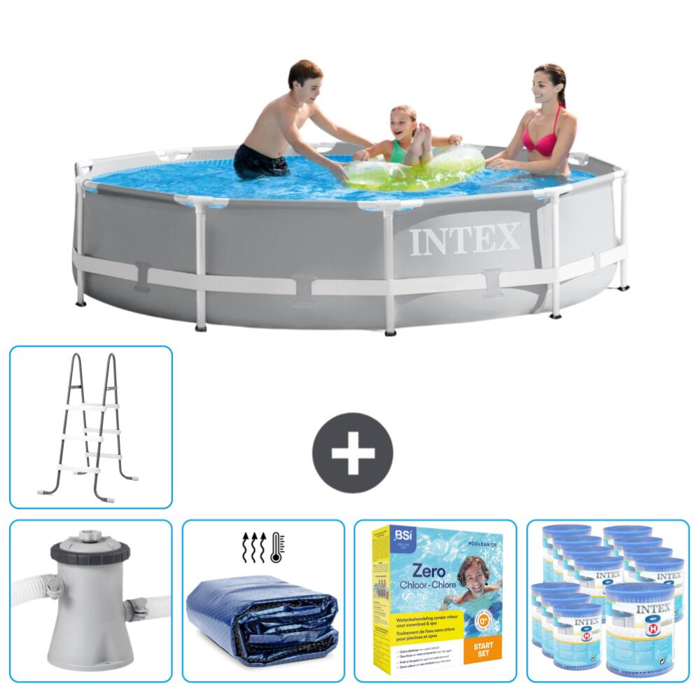 Intex Rundrahmen-Schwimmbecken 305 x 76 cm mit Zubehör - 2670227 von Intex