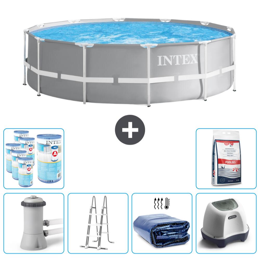 Intex Rundrahmen-Schwimmbecken 366 x 99 cm mit Zubehör - 2671656 von Intex