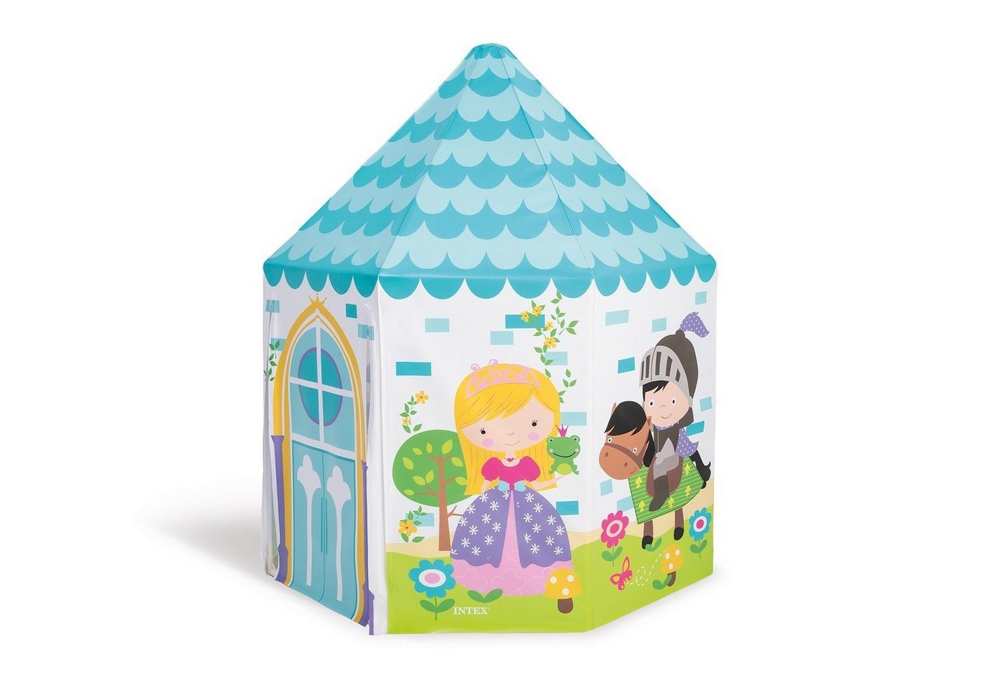 Intex Spielzelt Intex Princess Play Tent einteiliges Zelt mit Türöffnung, Abmessungen: 104 x 104 x 130 cm von Intex