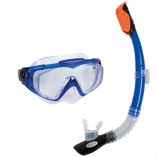 Intex Aqua Sport Tauchset - Schnorchel und Maske - Latexfrei - Blau von Intex