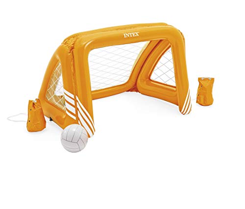 Intex aufblasbares Tor mit Ball für Fußball, Handball, Wasserball (weiß) Intex aufblasbares Tor mit Ball für Fußball, Handball, Wasserball (weiß) von Intex