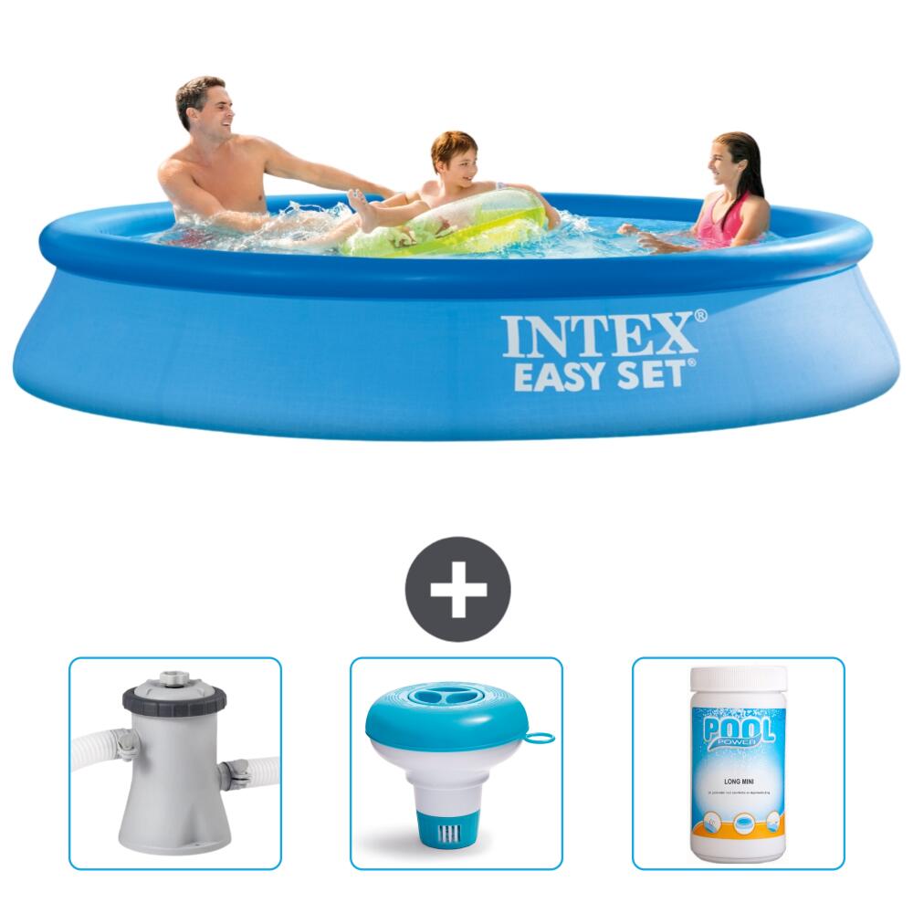 Intex runder aufblasbarer Pool – 305 x 61 cm mit Zubehör - 2811677 von Intex