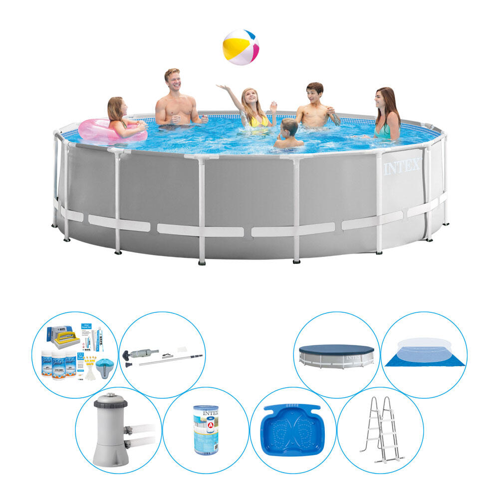 Swimmingpool Super Deal - Intex Prism Frame Rund 457x122 cm von Intex