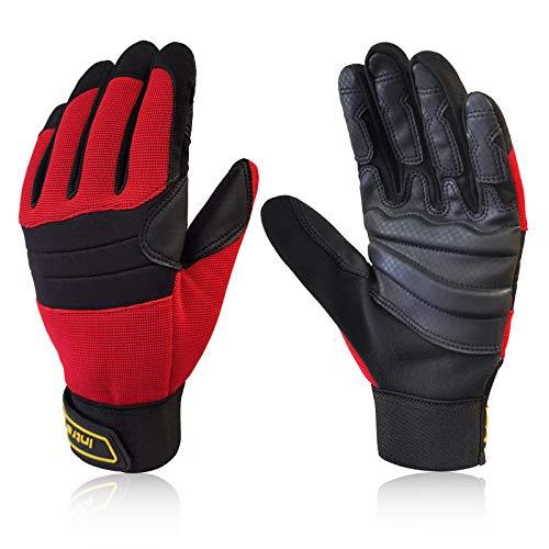 Intra-FIT Kletterhandschuhe Kunstleder Arbeitshandschuhe Abriebschutz Kletter-Sporthandschuhe Seilhandschuhe für Abseilen, Bergsteigen, Abenteuer, Outdoor-Sport,Rettung Intra-FIT Kletterhandschuhe Kunstleder Arbeitshandschuhe Abriebschutz Kletter-Sporthandschuhe Seilhandschuhe für Abseilen, Bergsteigen, Abenteuer, Outdoor-Sport,Rettung von Intra-FIT