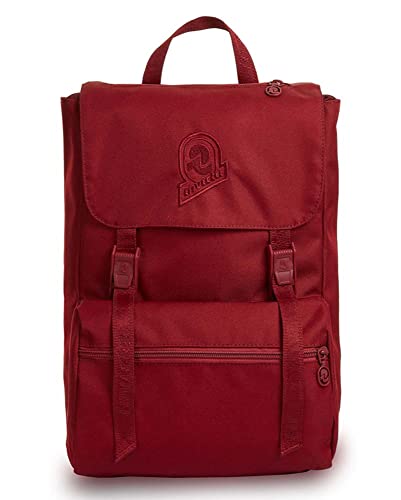 Invicta Rucksack, JOLLY SOLID S Tagesrucksack, Lässiger Daypack, Unisex, Für Büro, Ausflüge & Pendeln, Für Uni, Sport, Freizeit, italienisches Design, rot von Invicta