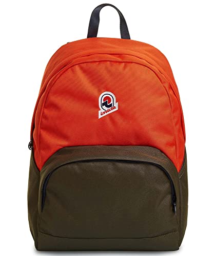 INVICTA ORIK COLORBLOCK Rucksack aus nachhaltigem Stoff, Praktisch & Unisex, Leicht, kompakt, mit Laptopfach, Büro, Reise, Arbeit, Fahrrad, Backpack, Daypack, italienisches Design, orange/grün INVICTA ORIK COLORBLOCK Rucksack aus nachhaltigem Stoff, Praktisch & Unisex, Leicht, kompakt, mit Laptopfach, Büro, Reise, Arbeit, Fahrrad, Backpack, Daypack, italienisches Design, orange/grün von Invicta