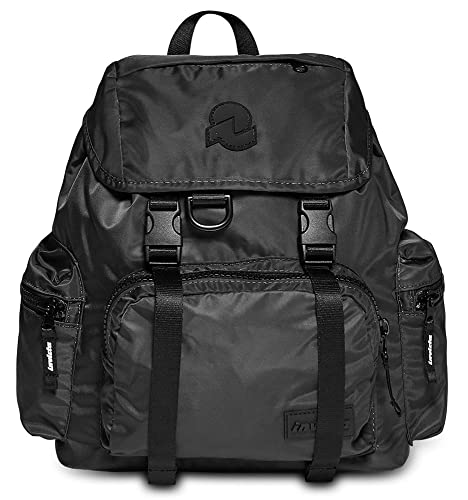 INVICTA Rucksack - URBAN X, Schwarz - Tablet-Tasche - Arbeit und Freizeit, Büro - ECO Material Stoff - 16 LT - für Männer und Frauen von Invicta