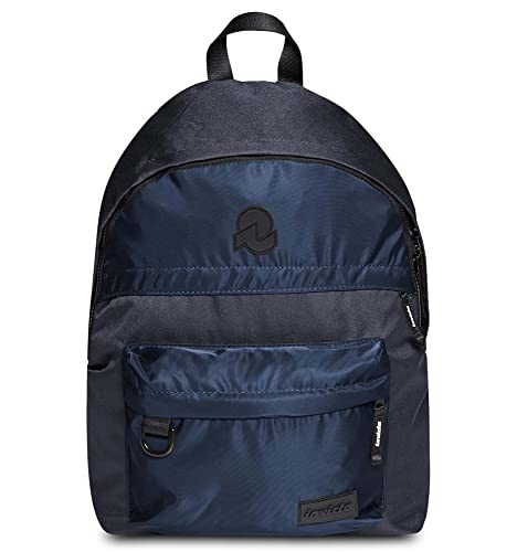 INVICTA AMERICAN Rucksack aus nachhaltigem Stoff, Praktisch & Unisex, kompakt, mit Laptopfach bis 13'', Büro, Reise, Arbeit, Studium, Backpack, Daypack, italienisches Design, blau von Invicta