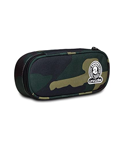 Federmäppchen INVICTA, Mäppchen, Federtasche für Schreibwaren, Mädchen&Jungen, Schule und Gymnasium, Teenager, moosgrün, STAR PLAN Federmäppchen INVICTA, Mäppchen, Federtasche für Schreibwaren, Mädchen&Jungen, Schule und Gymnasium, Teenager, moosgrün, STAR PLAN von Invicta