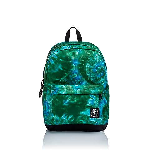 Invicta CARLSON Tie & Dye Green, Rucksack aus nachhaltigem Stoff, Geräumige Schultasche für Teenager, Mädchen und Jungen, für Uni, Sport & Freizeit, mit Laptopfach, italienisches Design, grün Invicta CARLSON Tie & Dye Green, Rucksack aus nachhaltigem Stoff, Geräumige Schultasche für Teenager, Mädchen und Jungen, für Uni, Sport & Freizeit, mit Laptopfach, italienisches Design, grün von Invicta