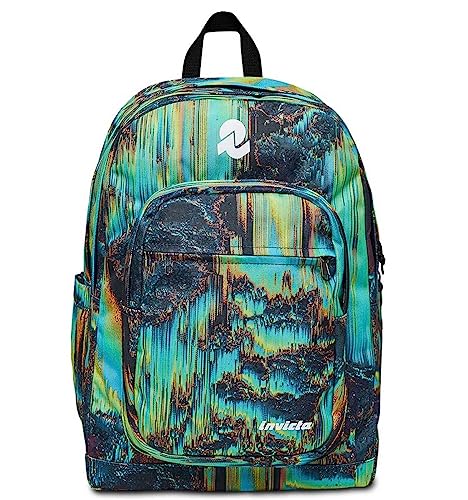 Invicta Jelek Backpack Grs Fantasy Rucksack für Kinder und Jugendliche, Digital Blue, Taglia unica, Modern von Invicta