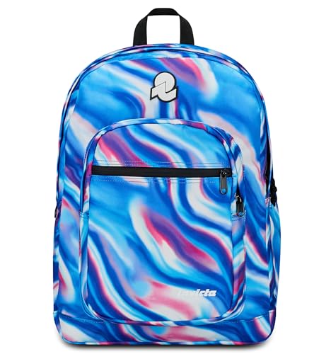 Invicta Jelek Fantasy Schulrucksack, Blau, Doppel-Rucksack mit super geräumigem Fach mit PC- oder Tablet-Tasche, Trinkflasche und Tasche mit Organizer, mittlerer Rucksack oben und Reisen, Mädchen, Invicta Jelek Fantasy Schulrucksack, Blau, Doppel-Rucksack mit super geräumigem Fach mit PC- oder Tablet-Tasche, Trinkflasche und Tasche mit Organizer, mittlerer Rucksack oben und Reisen, Mädchen, von Invicta