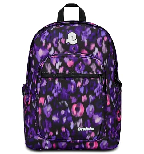 Invicta Jelek Fantasy Schulrucksack, Violett, Doppel-Rucksack mit super geräumiger Tasche für PC oder Tablet, Trinkflasche und Tasche mit Organizer, mittlerer Rucksack oben und Reisen, Mädchen, Invicta Jelek Fantasy Schulrucksack, Violett, Doppel-Rucksack mit super geräumiger Tasche für PC oder Tablet, Trinkflasche und Tasche mit Organizer, mittlerer Rucksack oben und Reisen, Mädchen, von Invicta