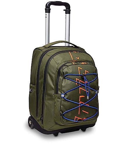 Invicta Schultrolley Bump Active, Grün, 2 in 1, mit Schultergurten, Verwendung als Rucksack, Doppelfach mit PC-Tasche, Trinkflaschenhalter, Tasche mit Organizer, großes Fassungsvermögen, Reisen, grün, Invicta Schultrolley Bump Active, Grün, 2 in 1, mit Schultergurten, Verwendung als Rucksack, Doppelfach mit PC-Tasche, Trinkflaschenhalter, Tasche mit Organizer, großes Fassungsvermögen, Reisen, grün, von Invicta