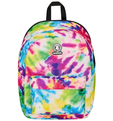 Invicta Ollie Fantasy Rucksack mit einem Fach, voller Platz, mehrfarbig, mit erweitertem Reißverschluss und maximaler Kapazität, Trinkflaschentasche und Laptop-Fach, Schule & Reisen, Jungen, Rosa, von Invicta