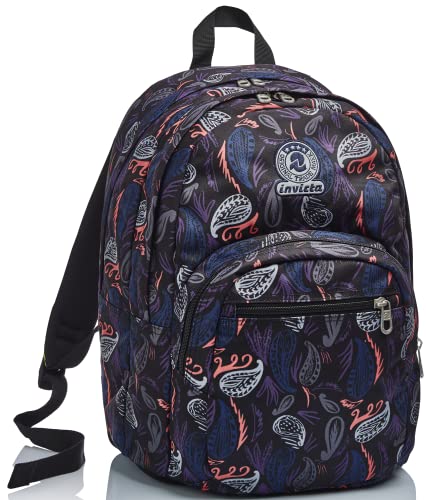 Invicta Sj Gang Fantastische 3-Zip-Hülle, blau, komplett mit Bleistiften, Markern etc., Schule und Freizeit Unisex, Schwarz, 31 lt Invicta Sj Gang Fantastische 3-Zip-Hülle, blau, komplett mit Bleistiften, Markern etc., Schule und Freizeit Unisex, Schwarz, 31 lt von Invicta