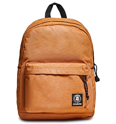 Invicta Rucksack Carlson - Ocker Washed - Freizeit - für Damen und Herren, ocker, Taglia unica, Modern von Invicta