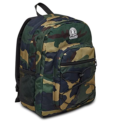 Invicta Dial Rucksack aus nachhaltigem Stoff, Praktisch & Unisex, kompakt, mit Laptopfach bis 13'', Büro, Reise, Arbeit, Studium, Backpack, Daypack, italienisches Design, grün/braun Invicta Dial Rucksack aus nachhaltigem Stoff, Praktisch & Unisex, kompakt, mit Laptopfach bis 13'', Büro, Reise, Arbeit, Studium, Backpack, Daypack, italienisches Design, grün/braun von Invicta