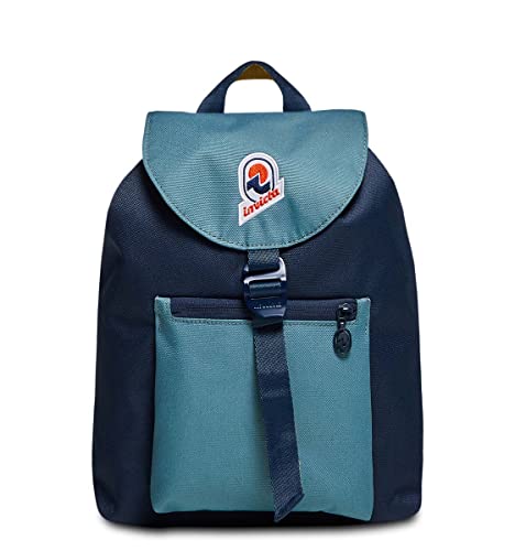 Invicta Rucksack – Mini Alpino ColorBLOCK, Blau – Damen-Freizeit-Rucksack, Büro, Reisen, blau, Taglia unica, Modern von Invicta