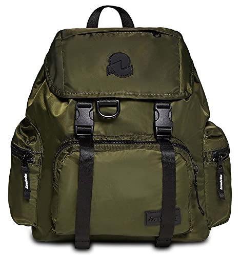 INVICTA Rucksack - URBAN X, Military Green - Tablet-Tasche - Arbeit und Freizeit, Büro - ECO Material Stoff - 16 LT - für Männer und Frauen von Invicta